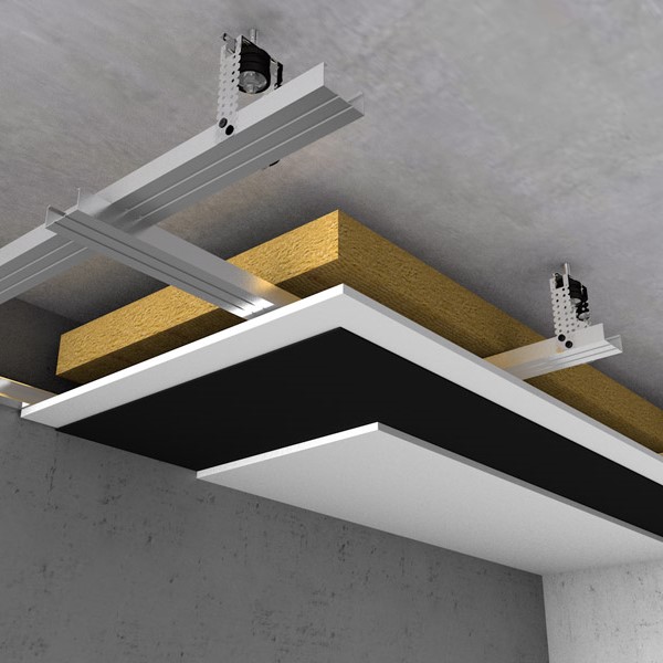 isolphon cloison isolation acoustique plafond