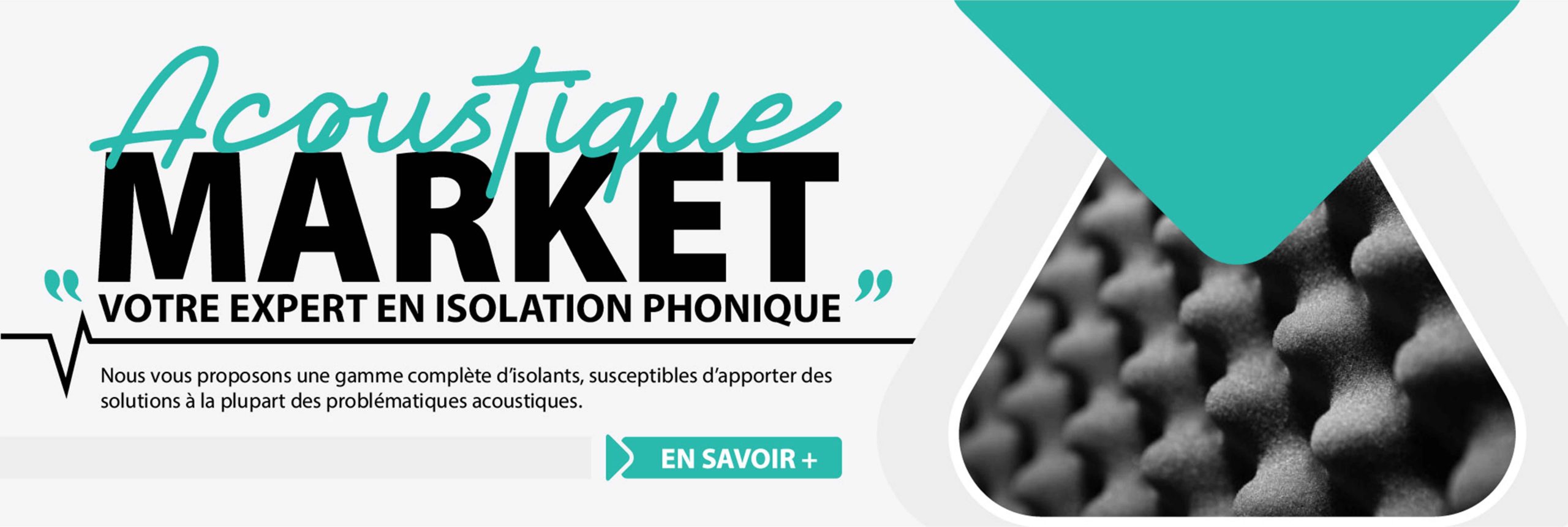 bannière acoustique market